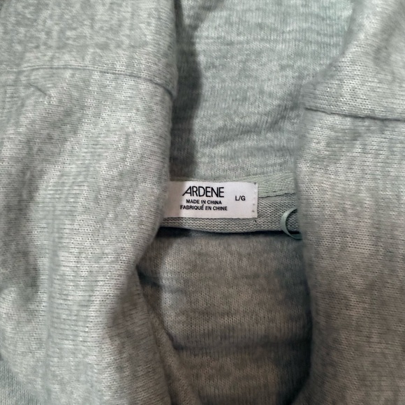 3/$30 - ARDENE Cozy Light Green Cowl Neck Hoodie - Picture 2 of 5
